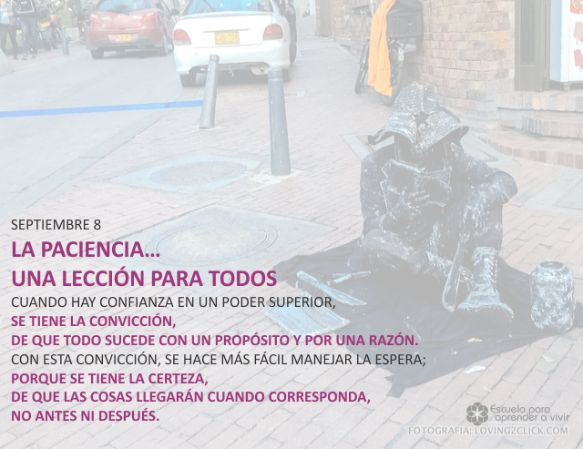 La paciencia... una lección para todos